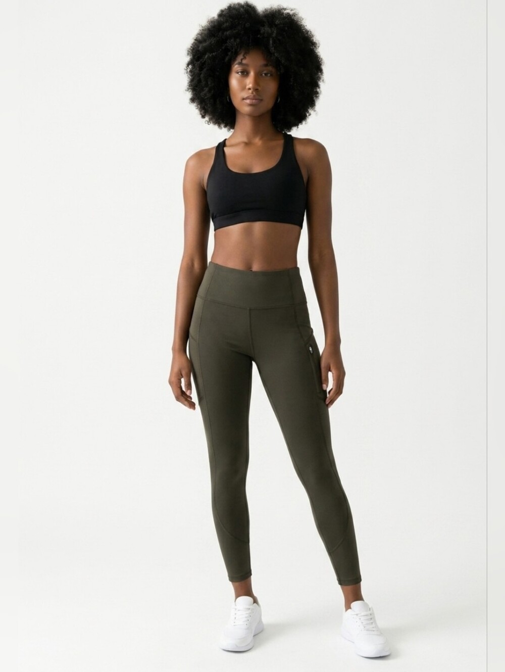 Athleta Rainer Tights Olive Green